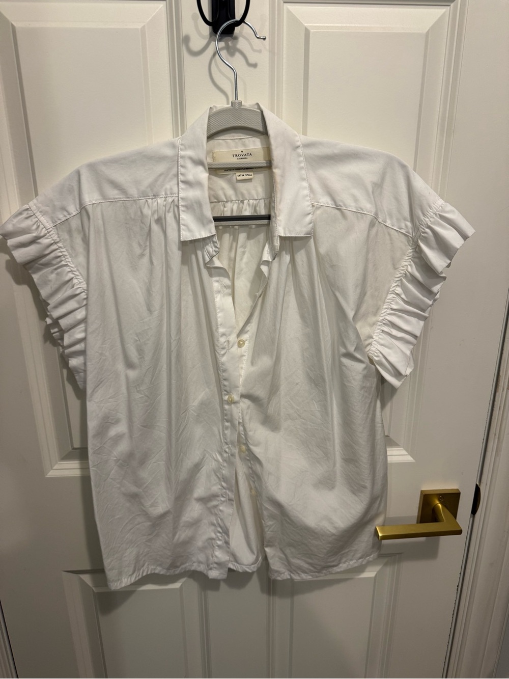 Trovata Marianne B Ruffle Sleeve Shirt